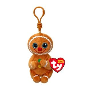 VIRAL Ty Gingerbread COOKIE (Beanie Baby) keychain